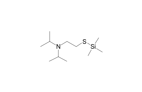 2-(Diisopropylamino)ethanethiol, tms derivative