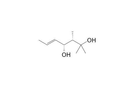 trans-2,3-Dimethyl-5-heptene-2,4-diol