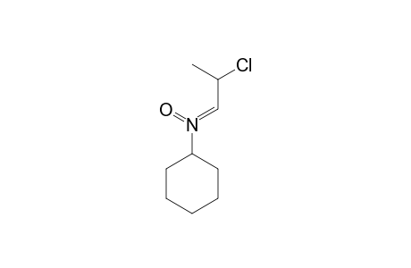 Cyclohexylamine, N-(2-chloropropylidene)-N-oxide-