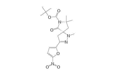 1-METHYL-3-(5-NITRO-2-FURYL)-6-OXO-7-(1,1-DIMETHYLETHOXYCARBONYL)-8,8-DIMETHYL-1,2,7-TRIAZASPIRO-[4,4]-NON-2-ENE