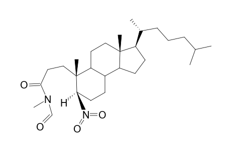 A-homo-4-seco-6-nitro-4-methyl-4-formyl-4-azacholestan-3-one