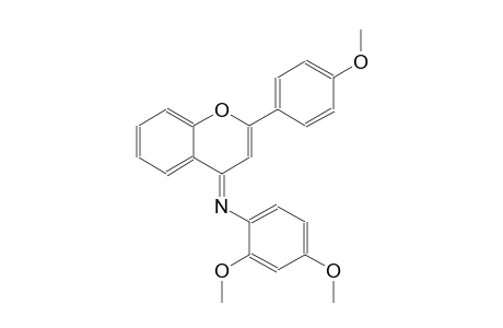 2,4-dimethoxy-N-[(4E)-2-(4-methoxyphenyl)-4H-chromen-4-ylidene]aniline