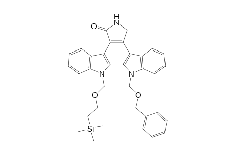 N-13-[(Trimethylsilyl)ethoxymethyl]indole-N-12-(benzyloxymethyl)indolemaleamide