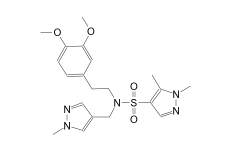 1H-pyrazole-4-sulfonamide, N-[2-(3,4-dimethoxyphenyl)ethyl]-1,5-dimethyl-N-[(1-methyl-1H-pyrazol-4-yl)methyl]-