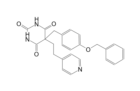 5-[4-(benzyloxy)benzyl]-5-[2-(4-pyridinyl)ethyl]-2,4,6(1H,3H,5H)-pyrimidinetrione