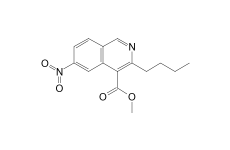 Methyl 3-Butyl-6-nitroisoquinoline-4-carboxylate