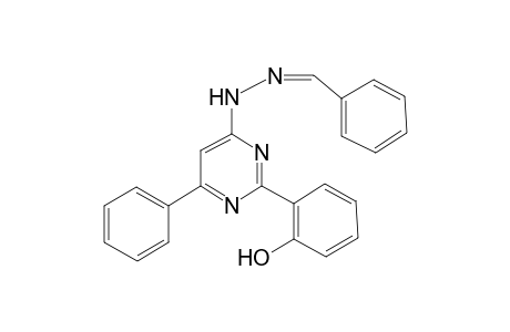 Benzaldehyde [2-(2-hydroxyphenyl)-6-phenyl-4-pyrimidinyl]hydrazone