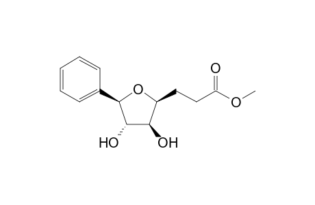 3-[(2S,3S,4S,5R)-3,4-dihydroxy-5-phenyl-2-oxolanyl]propanoic acid methyl ester