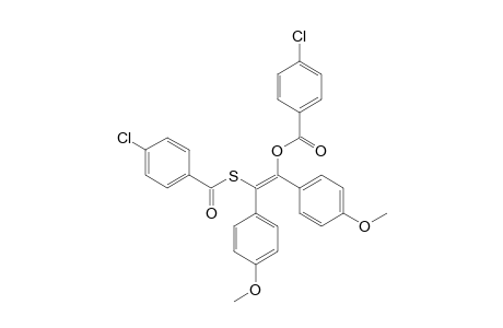 (Z)-.alpha.-(4-Chlorobenzoyloxy-.beta.-(4-chlorobenzoylthio)-4,4'-dimethoxystilbene