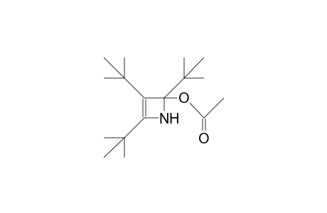 4-Acetoxy-2,3,4-tri-tert-butyl.delta./2/-azetine