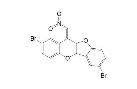 11-Nitromethylene-2,7-dibromo-11H-benzofuro[3,2-b][1]benzopyran