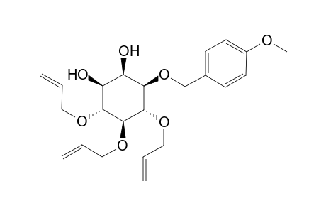 (+)-4,5,6-Tri-O-allyl-1-O-(p-methoxybenzyl)-myo-inositol