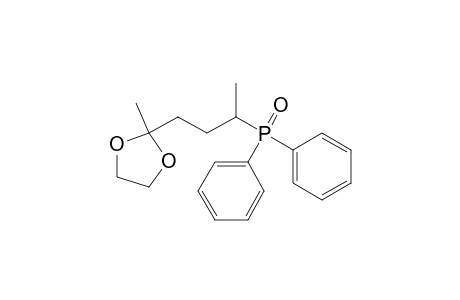 Phosphine oxide, [1-methyl-3-(2-methyl-1,3-dioxolan-2-yl)propyl]diphenyl-