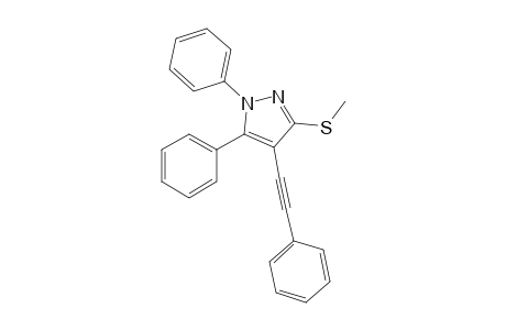 3-(Methylthio)-1,5-diphenyl-4-phenylethynyl-1H-pyrazole