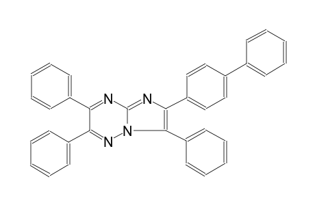 imidazo[1,2-b][1,2,4]triazine, 6-[1,1'-biphenyl]-4-yl-2,3,7-triphenyl-