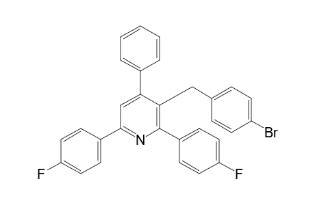 2,6-bis(p-fluorophenyl)-3-(p-bromobenzyl)-4-phenylpyridine