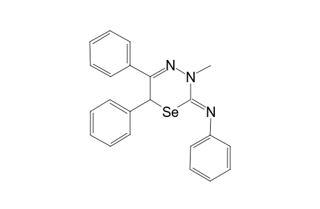 2-Phenylimino-3-methyl-5,6-diphenyl-2,3-dihydro-6H-1,3,4-selenadiazine