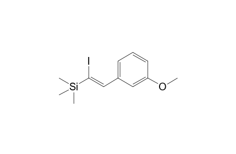 1-Iodo-1-trimethylsilyl-2-(3-methoxyphenyl)ethene