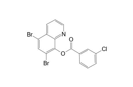 5,7-Dibromo-8-quinolinyl 3-chlorobenzoate