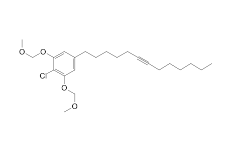 2-chloro-1,3-bis(methoxymethoxy)-5-(tridec-6-yn-1-yl)benzene