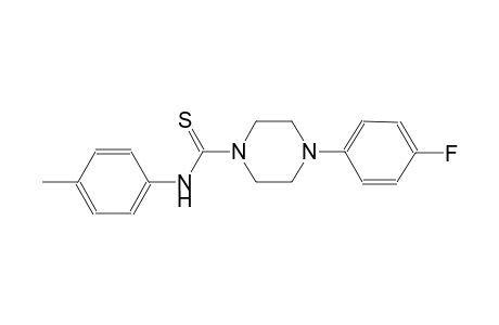 4-(4-fluorophenyl)-N-(4-methylphenyl)-1-piperazinecarbothioamide