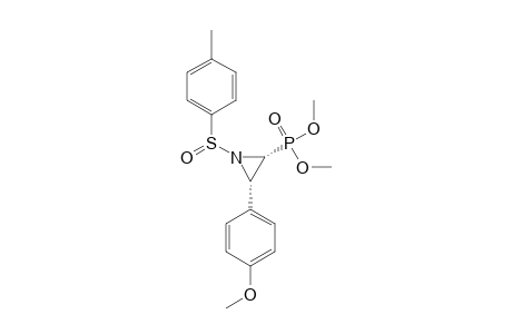 DIMETHYL-(S(S),2S,3R)-(-)-N-(PARA-TOLUENE-SULFINYL)-3-(PARA-METHOXYPHENYL)-AZIRIDINE-2-PHOSPHONATE