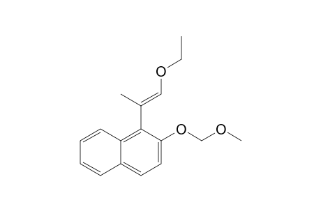 2-Methoxymethoxy-1-(1-ethoxypropen-2-yl)naphthalene