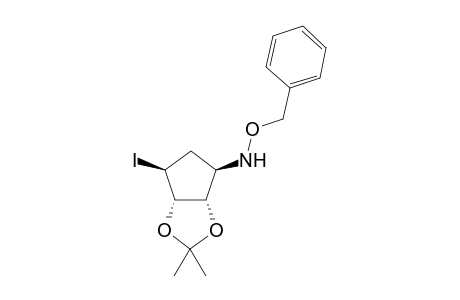 (1S,2S,3R,5S)-4-O-Benzylhydroxylamino-5-iodo-2,3-isopropylidene-1,2-cyclopentanediol