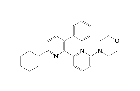 4-(6'-hexyl-3'-phenyl-[2,2'-bipyridin]-6-yl)morpholine