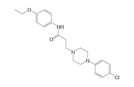 1-piperazinepropanamide, 4-(4-chlorophenyl)-N-(4-ethoxyphenyl)-