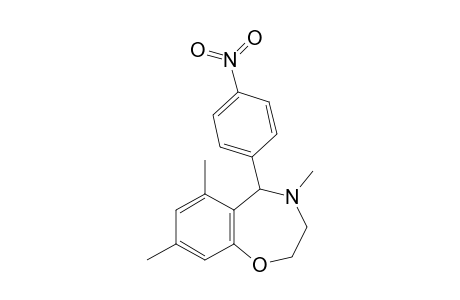 4,6,8-Trimethyl-5-(4-nitrophenyl)-2,3,4,5-tetrahydro-1,4-benzoxazepine