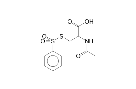 2-Acetylamino-3-benzenesulfonylsulfanyl-propionic acid