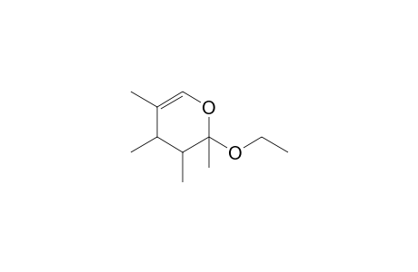 2-Ethoxy-2,3,4,5-tetramethyl-3,4-dihydro-2H-pyran