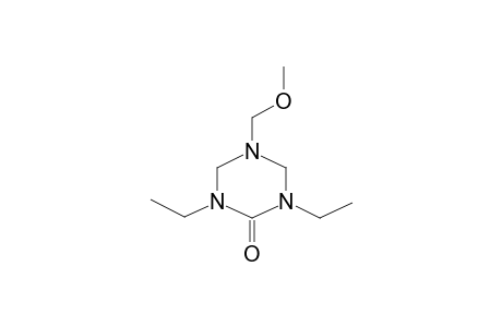 1,3-DIETHYL-5-METHOXYMETHYL-1,3,5-TRIAZIN(1H)-2-ONE