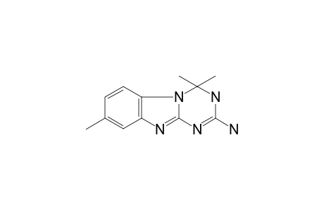 (4,4,8-trimethyl-10H-[1,3,5]triazino[6,5-b]benzimidazol-2-yl)amine