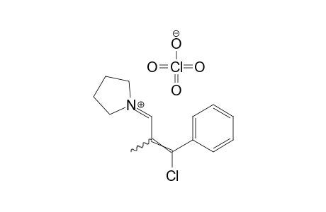 1-(gamma-chloro-beta-methylcinnamylidene)pyrrolidinium perchlorate