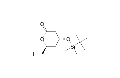 (4R,6S)-4-[tert-butyl(dimethyl)silyl]oxy-6-(iodanylmethyl)oxan-2-one