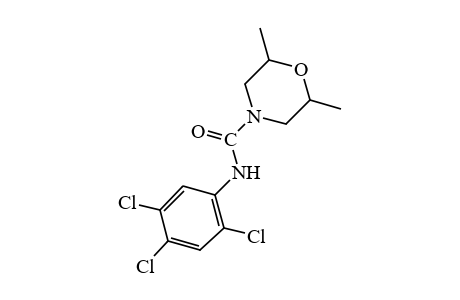 2,6-dimethyl-2',4',5'-trichloro-4-morpholinecarboxanilide
