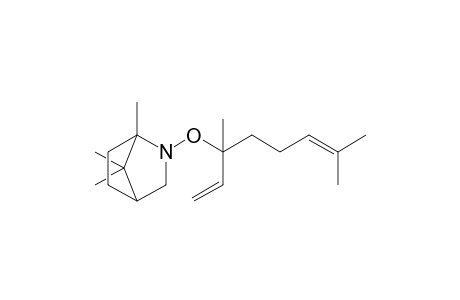 3-(1,5-dimethyl-1-vinyl-hex-4-enoxy)-4,7,7-trimethyl-3-azabicyclo[2.2.1]heptane