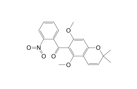 Methanone, (5,7-dimethoxy-2,2-dimethyl-2H-1-benzopyran-6-yl)(2-nitrophenyl)-