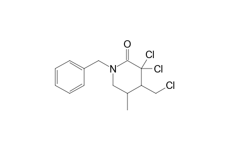 1-Benzyl-3,3-dichloro-4-(chloromethyl)-5-methyl-2-piperidone