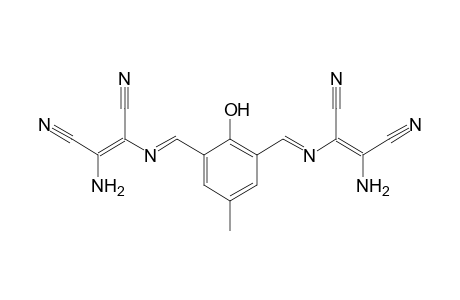 2,6-bis{[(2'-Amino-1'.2'-dicyanoethenyl)imino]methyl}-4-methylphenol