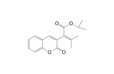 4-{2',2'-Dimethyl-1'-((isopropoxycarbonyl)-1'-ethenyl}-3,3-dimethylbenzopyran-2H-2-one