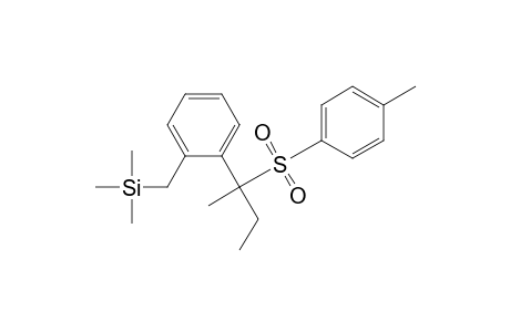 Trimethyl[o-[1-methyl-1-(p-tolylsulfonyl)propyl]benzyl]silane