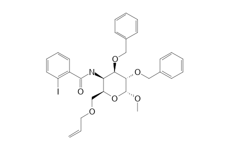 METHYL-6-O-ALLYL-2,3-DI-O-BENZYL-4-DEOXY-4-(2-IODOBENZAMIDE)-ALPHA-D-GALACTOPYRANOSIDE