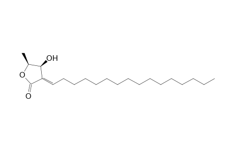 (3E,4S,5S)-3-hexadecylidene-4-hydroxy-5-methyl-2-oxolanone