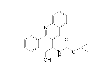 tert-Butyl N-[2-Hydroxy-1-(2-phenylquinolyl)ethyl]carbamate