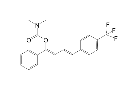(1Z,3E)-1-phenyl-4-(4-(trifluoromethyl)phenyl)buta-1,3-dien-1-yl dimethylcarbamate