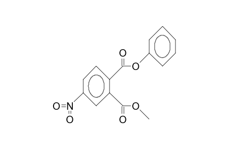 2-Carbomethoxy-4-nitro-benzoic acid, phenyl ester