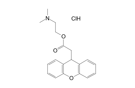 XANTHENE-9-ACETIC ACID, 2-(DIMETHYLAMINO)ETHYL ESTER, MONOHYDROCHLORIDE